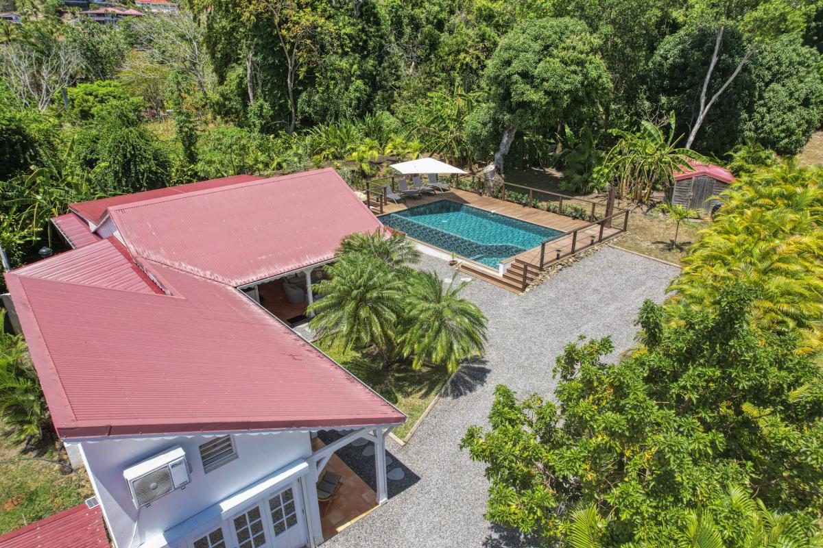 4.Location villa piscine 200 Grande Anse Deshaies Guadeloupe